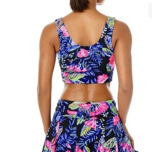 Lilly Pulitzer Sports Bra Onyx Multi-color San Remo